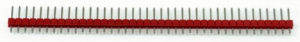 Conectica Arduino - Bareta pini 2.54mm 40pini rosu