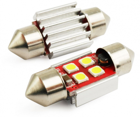 Bec auto C5W Sofit cu 4 led-uri 31mm [1]