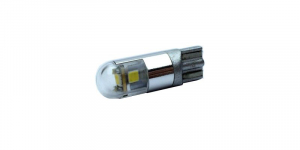 Accesorii si electrice auto - Bec auto pozitie cu 3 LED-uri soclu T10