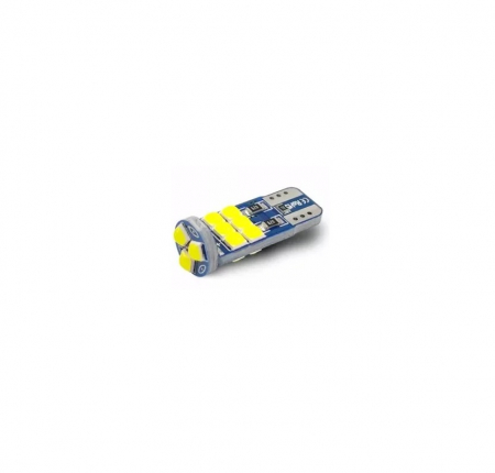 Accesorii si electrice auto - Bec auto T10 PCB cu 15 led-uri 3030 si CANBUS alb