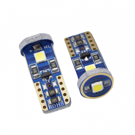 Bec auto T10 PCB cu 3 led-uri 3030 si CANBUS [1]