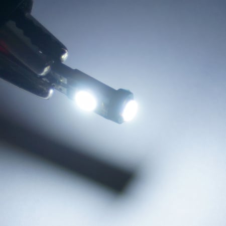 Bec auto T5 PCB cu 3 led-uri 3020 alb [2]