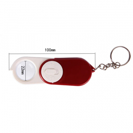 Lupa breloc cu iluminare LED BST-J106 [1]