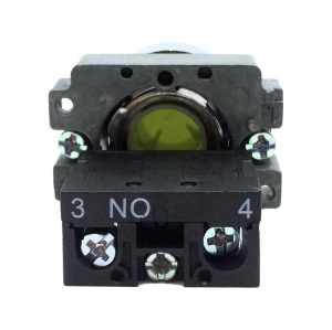Buton alb cu apasare cu un contact si 2 pozitii LA167-B2-BA11 [1]