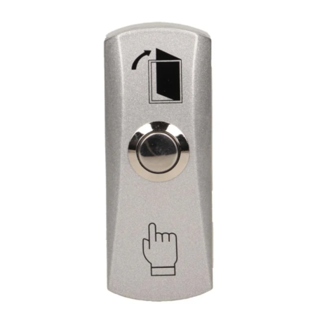 Accesorii - Buton EXIT metalic control acces, SW-51B, aliaj zinc, NO, pentru deschidere usa, montaj aparent