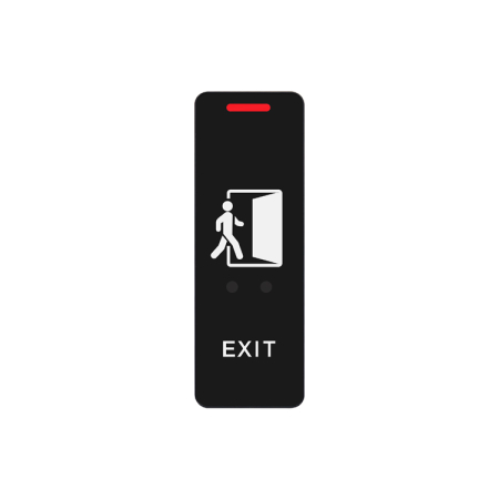 Control acces - Buton EXIT cu senzor infrarosu fara atingere pentru control acces, 115 x 40 x 14.5 mm, IP65