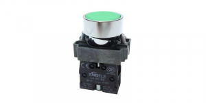 Intrerupatoare si comutatoare de circuit - Buton verde cu apasare cu un contact si 2 pozitii LA167-B2-BA31
