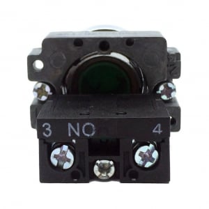 Buton verde cu apasare cu un contact si 2 pozitii LA167-B2-BA31 [1]