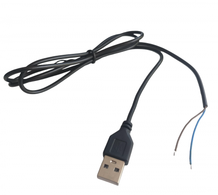 Cabluri USB - Cablu cu conector USB tata tip A cu iesire 2 fire  1 m OKYN2404A-1M