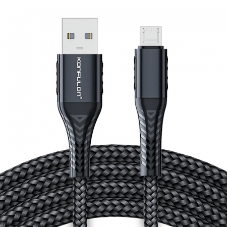 Cabluri USB - Cablu incarcare telefon 3A, USB - Micro, 2 m, negru DC32C-B