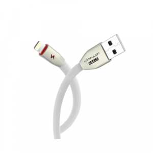 Cablu incarcare telefon USB Lightning 3.0A 1m Konfulon S54 alb [1]