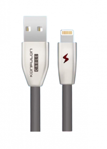 Cabluri de date - Cablu incarcare telefon USB Lightning 3.0A 1m Konfulon S54 negru