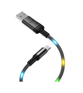 Cablu incarcare telefon USB micro 2A Konfulon DC09M  negru [3]