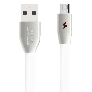 Cablu incarcare telefon USB Micro 3.0A 1m Konfulon S53 alb [1]