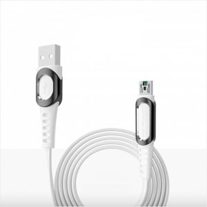 Cablu incarcare telefon USB micro 4A Konfulon DC24 alb [1]