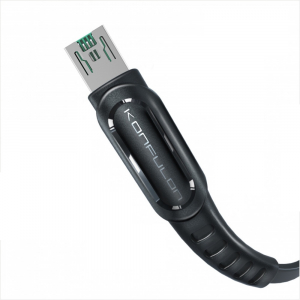 Cablu incarcare telefon USB micro 4A Konfulon DC24 negru [1]
