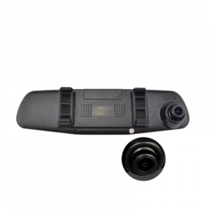 Camera auto cu DVR si display in oglinda retrovizoare universala, FullHD, neagra [3]