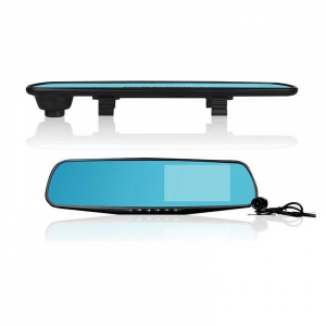 Camera auto cu DVR si display in oglinda retrovizoare universala, FullHD, neagra [1]