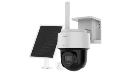 Supraveghere video - Camera supraveghere 4G solara HiLook IPC-CFSP4/4G-SIM, PT, 4MP, SIM, AOV 24/7, IR 30m, audio bidirectional, microSD, panou solar, acumulator, alarma, IP66