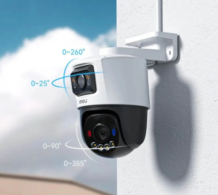Camera supraveghere IP PoE Imou IPC-PS70FP-10M0, Dual Lens 5MP+5MP, Pan&Tilt, Night Vision 30m, audio, microSD, ONVIF [1]