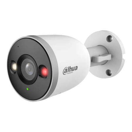 Supraveghere video - Camera supraveghere IP Wi-Fi Dahua IPC-F5D-IL-0280B, 5MP, 2.8mm, IR 30m, lumina calda, microfon, microSD, IP67