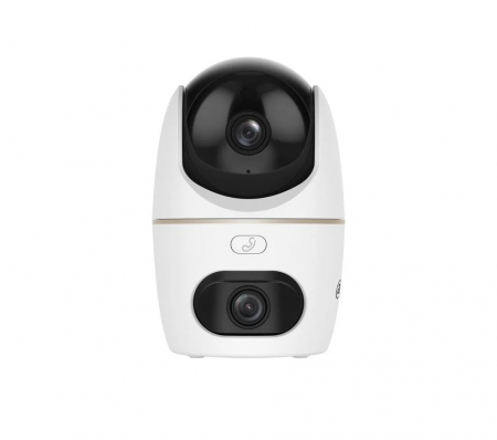 Camere WiFi - Camera rotativa de interior PT IP Wi-Fi Dahua HERO DUAL D1, H5D-5F, 5+5 MP, 3.6 mm, IR 30m, Bluetooth, auto-tracking H5D-5F