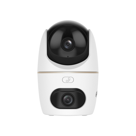 Camera supraveghere DAHUA Hero Dual IP WiFi 6, 5+5MP, doua obiective 3.6mm, IR 30m, audio bidirectional, pentru interior (DH-H5D-5F) [1]
