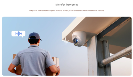 Camera supraveghere IP PoE Imou PS8D, 3MP, 2.8mm, IR 30m, microfon, slot microSD, detectie om/vehicul, IP67 [7]