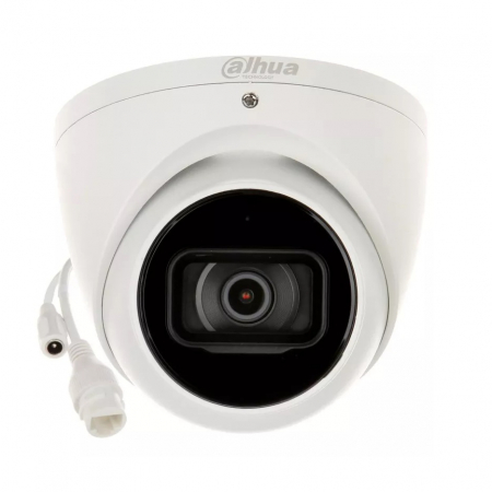 Camere supraveghere - Camera supraveghere interior IP Dome Dahua IPC-HDW3841EM-S-0280B-S2, PoE, 2.8 mm, 4K, IR 30m, microfon , slot card