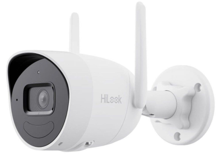 Supraveghere video - Camera supraveghere IP Wi-Fi Hikvision HiLook IPC-B120HA-D/W(W), 2MP, 2.8mm, IR 30m, EXIR 2.0, audio, microSD, IP66