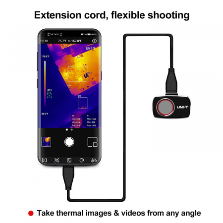 Camera termica UTi260M pentru telefon Android USB-C, 256x192, -20°C-550°C, aplicatie mobila, UNI-T [6]