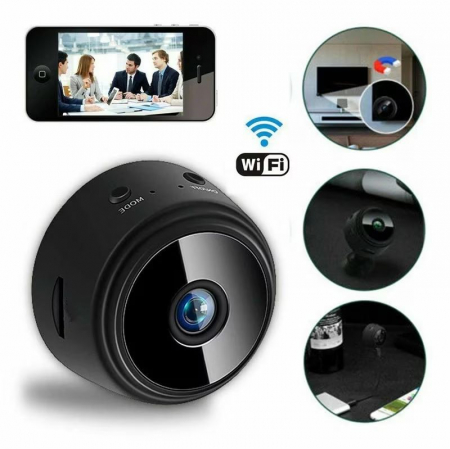 Camera video miniatura spion WiFi 1080p, senzor de miscare HD-WiFi-Cam [3]