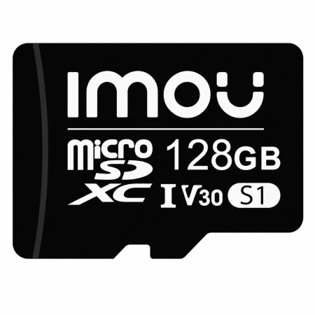 Carduri memorie - Card MicroSD, 128GB, Clasa 10, citire 95 MB/s, scriere 38 MB/s, IMOU, V30, U3, ST2-128-S1, MICROSD128-IMOU