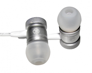 Casti audio cu fir pentru telefon Konfulon iNA8 argintiu [1]