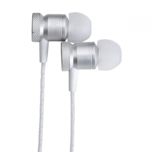 Casti audio cu fir - Casti audio cu fir pentru telefon Konfulon iNA8 argintiu