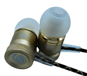 Casti audio cu fir pentru telefon Konfulon INA8 auriu [2]