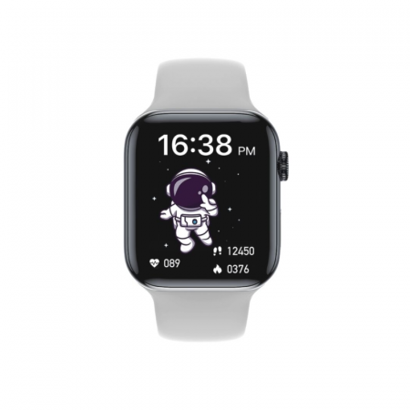 Smartwatch - Smartwatch Joko, KM17, ecran 1.83" TFT, notificari, monitorizare somn, pedometru, argintiu