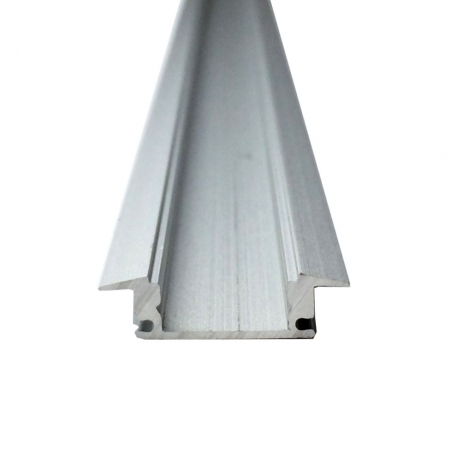 Profil aluminiu / Canal Banda Led Hard Strip, capac alb mat, Lungime 2m, Dimensiuni 25x7x2000 [1]