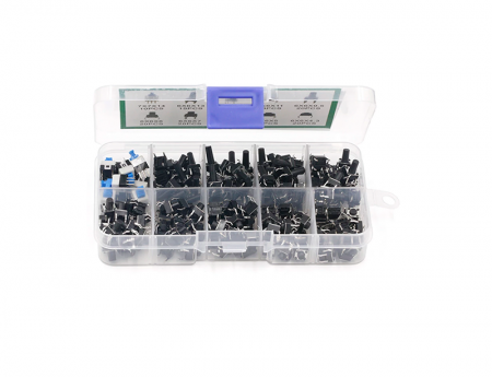 Conectica Arduino - Kit 180 microintrerupatoare in cutie de plastic OKY0275-7