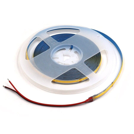 Iluminat - Banda LED COB 480leds/m, latime 8mm, 4000K (alb natural), 12W/m, 24V DC, IP20, 10m