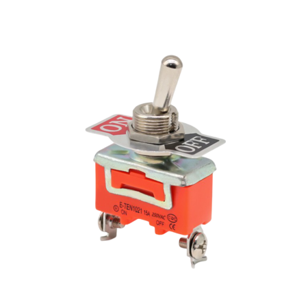 Intrerupatoare si comutatoare de circuit - Intrerupator basculant cu mentinere, 2 pozitii, 2 pini cu surub, ON-OFF, 15A 250V, SPST, FL5-1021S