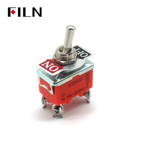 Intrerupator basculant cu mentinere, 2 pozitii, 4 pini cu surub, ON-OFF, 15A 250V, SPST, FL5-1221S [4]