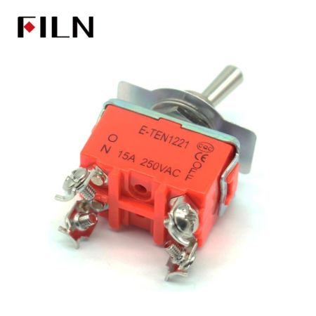 Intrerupator basculant cu mentinere, 2 pozitii, 4 pini cu surub, ON-OFF, 15A 250V, SPST, FL5-1221S [3]