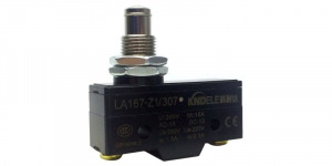 Comutator limitator cu push button fara retinere 25mm inaltime Kenaida LA167-Z1/307 [0]