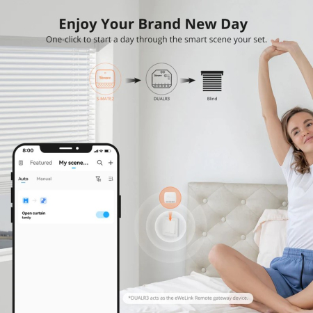 Comutator wireless compatibil eWeLink-Remote, Sonoff S-MATE [4]