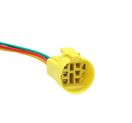 Intrerupatoare si comutatoare de circuit - Conector cu cablu pentru buton push 22mm, 5 fire, 20cm, plug and play