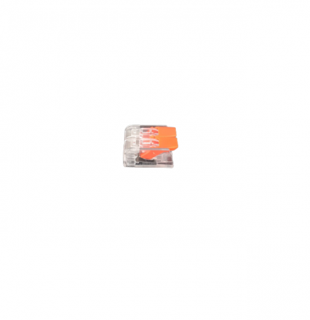 Conector legatura Doza 2 Poli, KV222-612 transparent, 35A/600V 0.5-6mm2 [2]
