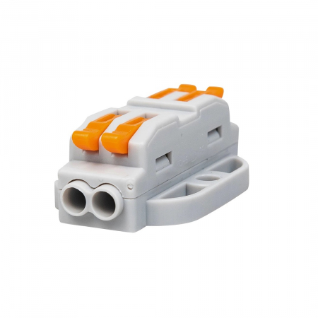 Conectori - Conector legatura Doza 2 Poli, Dublu, KV223-2P, 32A/600V 0.08-4.0mm2 