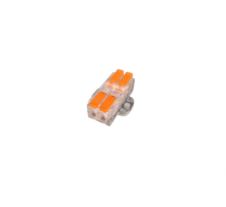 Conectori - Conector legatura Doza 2 Poli, Dublu, KV226 transparent, 41A/450V 0.5-6mm2