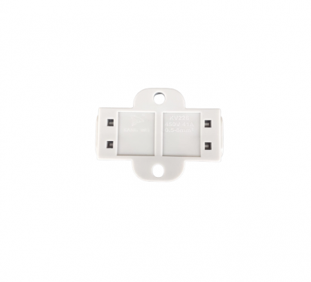 Conector legatura Doza 2 Poli, Dublu, KV226, 41A/450V 0.5-6mm2 [3]